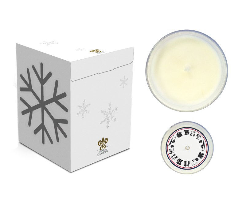Coffret proposant une bougie à base de cire végétale et parfumée à base d'huiles essentielles | Un Brin de Provence