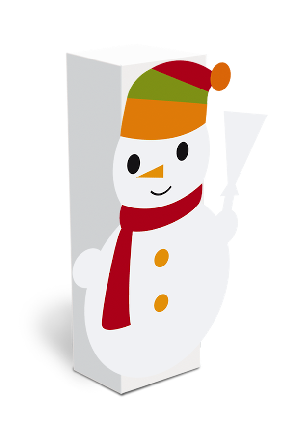 Bonhomme de neige au bonnet | Un Brin de Provence
