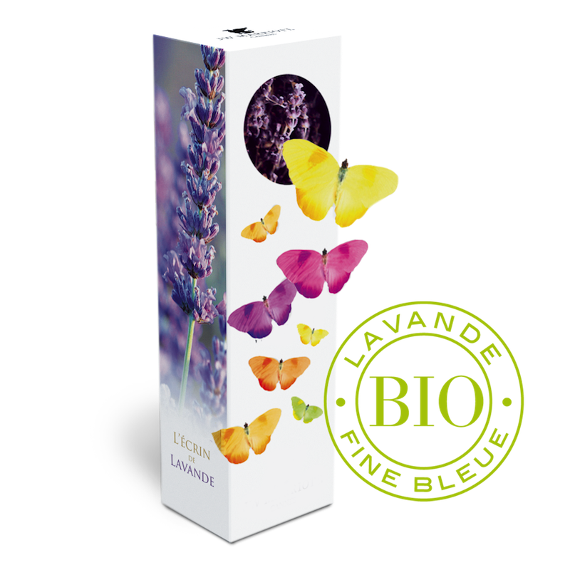 Papillons avec bouquet de lavande fine | Un Brin de Provence