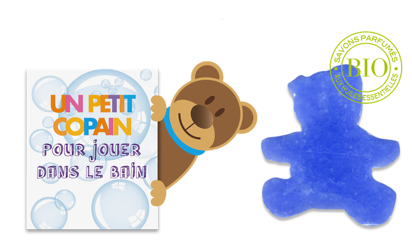 P'tit copain avec son savon Nounours | Un Brin de Provence